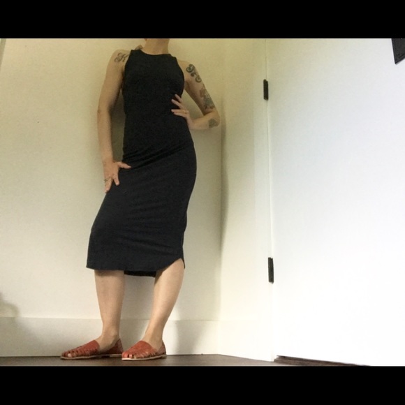 Forever 21 NWT Racerback Dark Navy Midi Dress - Picture 6 of 11